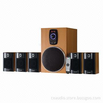 5.1-ch Home Theatre Speakers with 120 + 30W x 5 Output, Hi-Fi Sound Experience